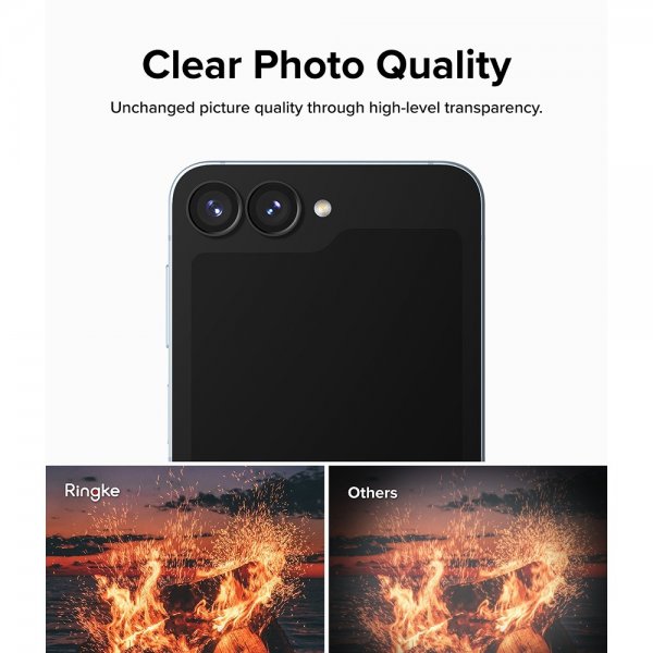 Ringke Samsung Galaxy Z Flip 6/Flip 7 FE Kamerabeskytter Camera Lens Frame 2-pakning