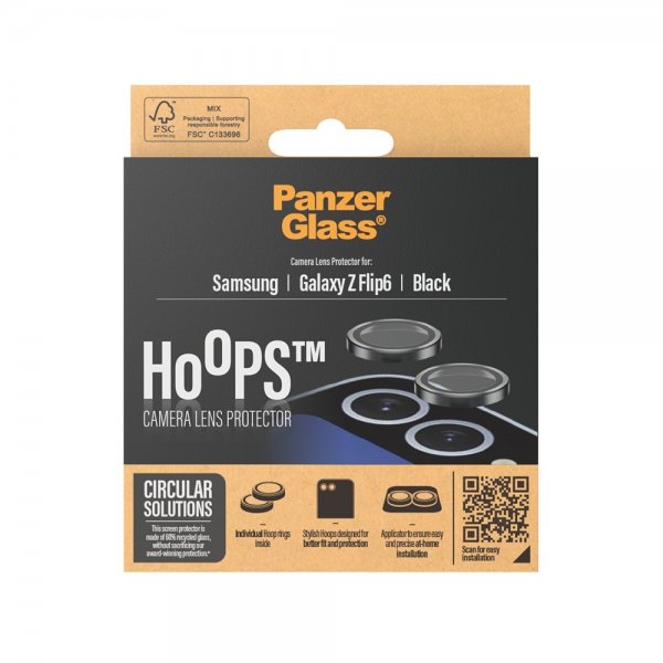 PanzerGlass Samsung Galaxy Z Flip 6/Flip 7 FE Kamerabeskytter Hoops