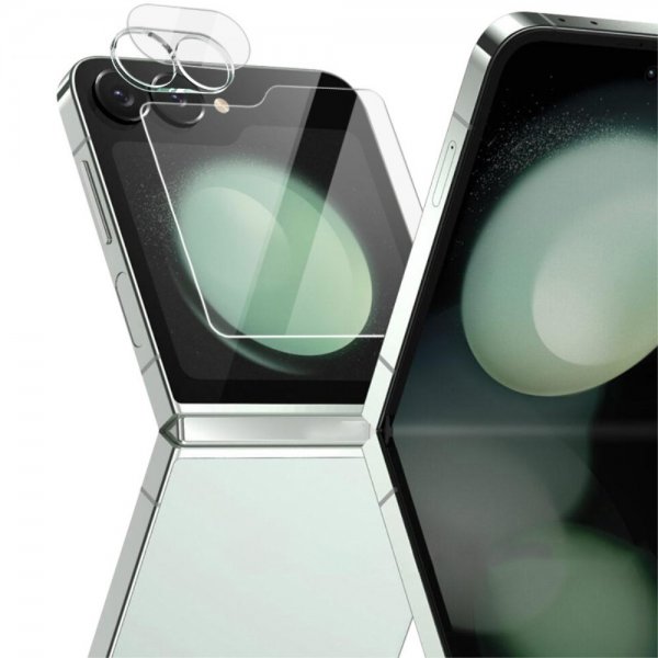 Imak Samsung Galaxy Z Flip 6/Flip 7 FE Kamerabeskytter og Skjermbeskytter for frontskjermen