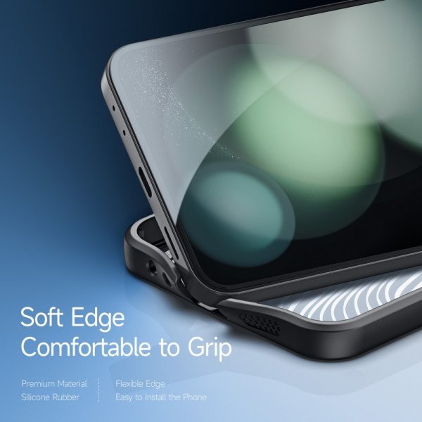 Dux Ducis Samsung Galaxy Z Flip 6/Flip 7 FE Deksel Aimo Series Svart