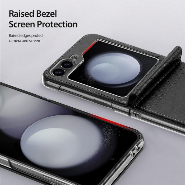 Dux Ducis Samsung Galaxy Z Flip 6/Flip 7 FE Deksel Bril Series Svart
