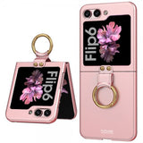GKK Samsung Galaxy Z Flip 6/Flip 7 FE Deksel Finger Ring Rosa