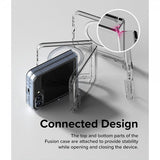 Ringke Samsung Galaxy Z Flip 6/Flip 7 FE Deksel Fusion Magnetic Transparent