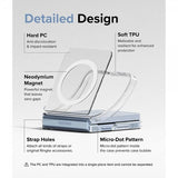 Ringke Samsung Galaxy Z Flip 6/Flip 7 FE Deksel Fusion Magnetic Transparent