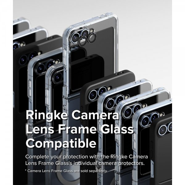 Ringke Samsung Galaxy Z Flip 6/Flip 7 FE Deksel Fusion Transparent