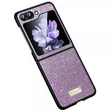 Sulada Samsung Galaxy Z Flip 6/Flip 7 FE Deksel Glitter Lilla