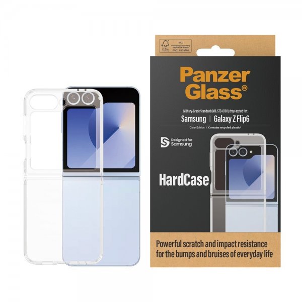 PanzerGlass Samsung Galaxy Z Flip 6/Flip 7 FE Deksel HardCase Transparent