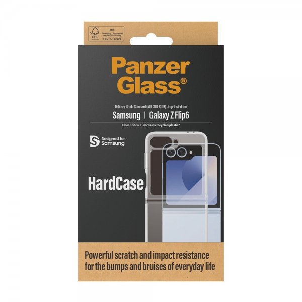 PanzerGlass Samsung Galaxy Z Flip 6/Flip 7 FE Deksel HardCase Transparent