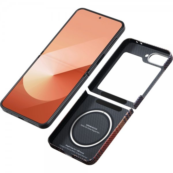 Pitaka Samsung Galaxy Z Flip 6 Deksel MagEZ Case 5 Sunset