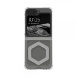 Urban Armor Gear (UAG) Samsung Galaxy Z Flip 6/Flip 7 FE Deksel Plyo Pro MagSafe Ice/Silver