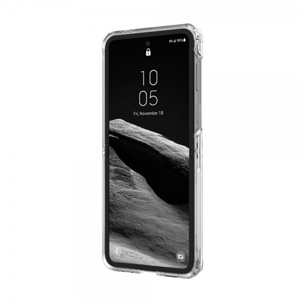 Urban Armor Gear (UAG) Samsung Galaxy Z Flip 6/Flip 7 FE Deksel Plyo Pro MagSafe Ice/Silver