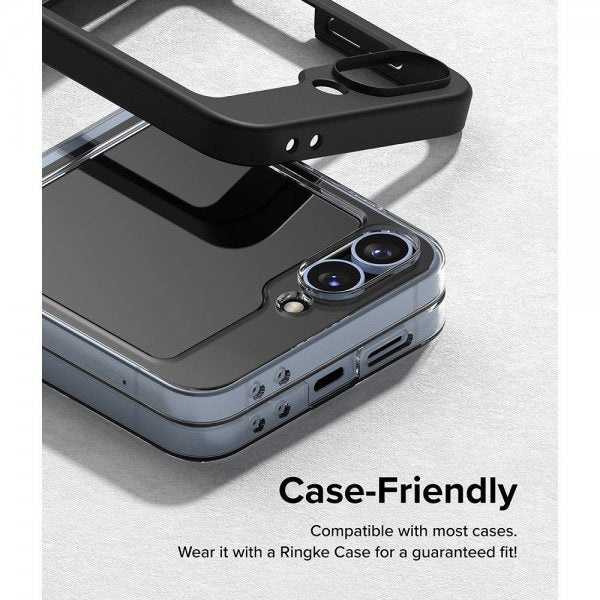 Ringke Samsung Galaxy Z Flip 6/Flip 7 FE Skjermbeskytter Cover Display Protector Glass 2-pakning
