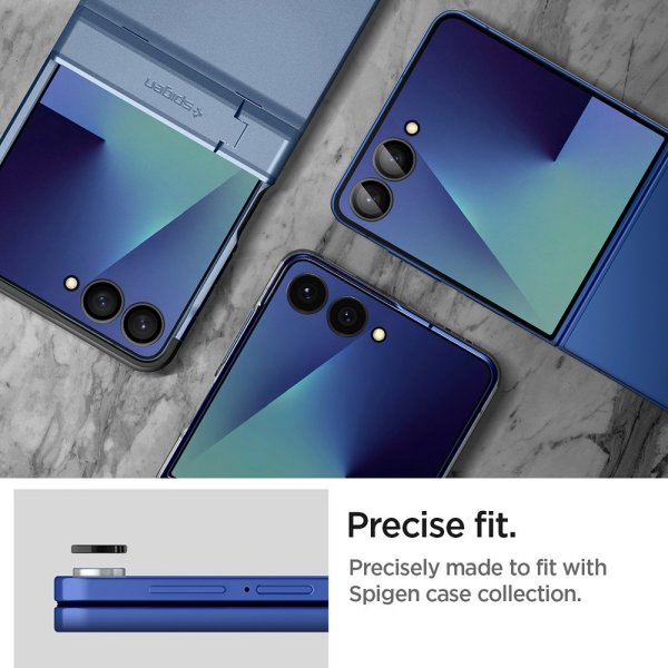 Spigen Samsung Galaxy Z Flip 7 Kamerabeskytter GLAS.tR EZ Fit Optik Pro 2-pakning