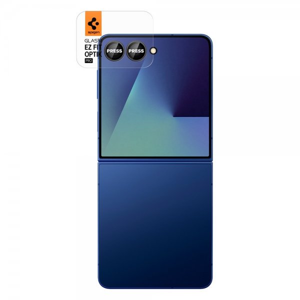 Spigen Samsung Galaxy Z Flip 7 Kamerabeskytter GLAS.tR EZ Fit Optik Pro 2-pakning