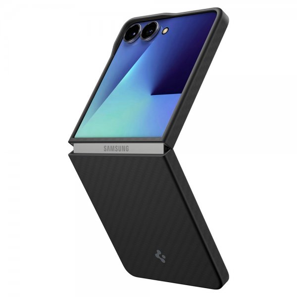 Spigen Samsung Galaxy Z Flip 7 Deksel Air Skin Aramid Svart