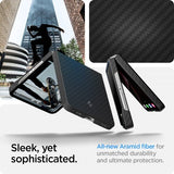Spigen Samsung Galaxy Z Flip 7 Deksel Air Skin Aramid Svart
