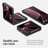 Spigen Samsung Galaxy Z Flip 7 Deksel Air Skin Aramid Svart