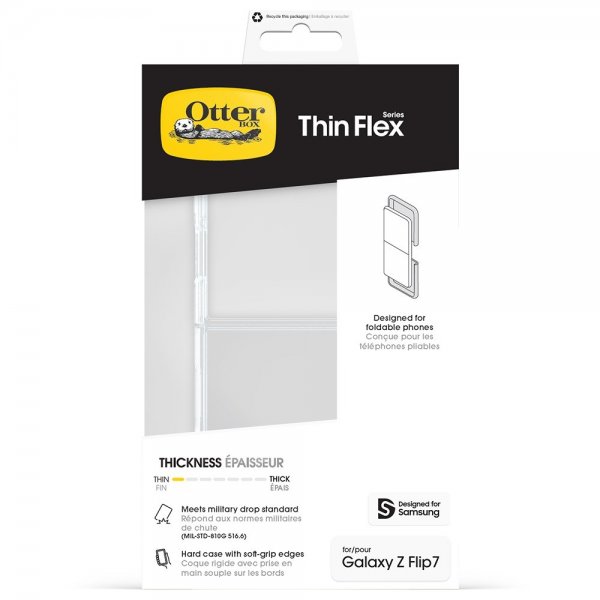 Otterbox Samsung Galaxy Z Flip 7 Deksel Thin Flex Transparent