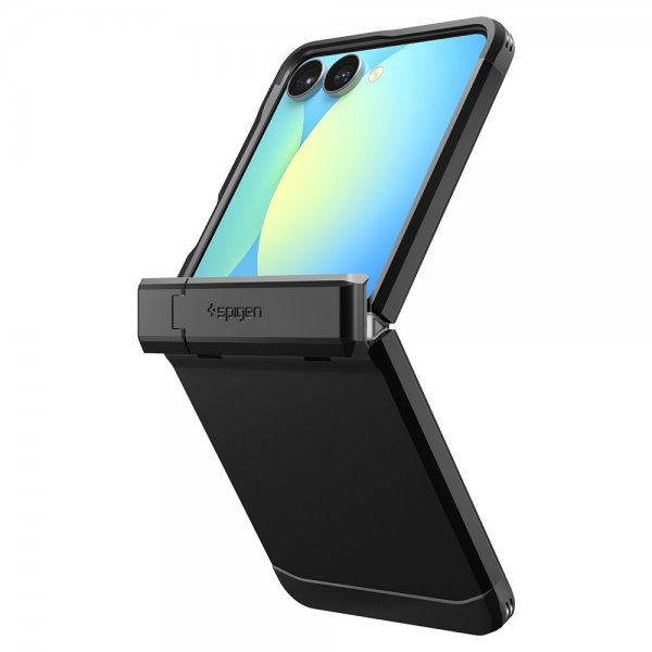 Spigen Samsung Galaxy Z Flip 7 Deksel Tough Armor Pro MagFit Svart