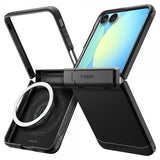 Spigen Samsung Galaxy Z Flip 7 Deksel Tough Armor Pro MagFit Svart