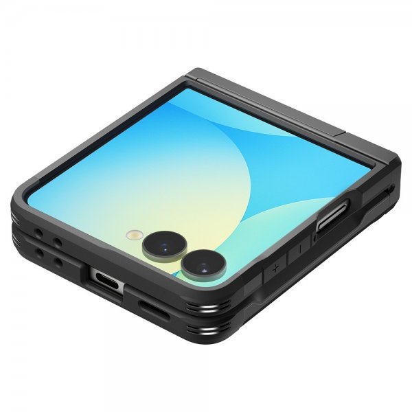Spigen Samsung Galaxy Z Flip 7 Deksel Tough Armor Pro MagFit Svart