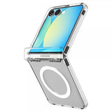 Spigen Samsung Galaxy Z Flip 7 Deksel Ultra Hybrid Pro MagFit Clear White