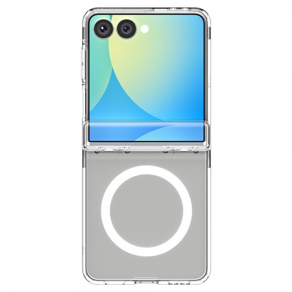Spigen Samsung Galaxy Z Flip 7 Deksel Ultra Hybrid Pro MagFit Clear White