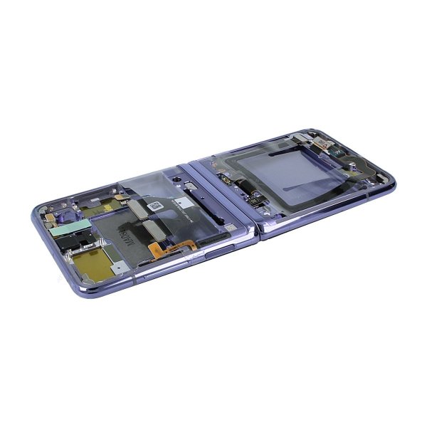 Samsung Samsung Galaxy Z Flip Skjerm med LCD Display Original - Lilla