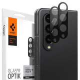 Spigen Samsung Galaxy Z Fold 4 Kamerabeskytter Glas.tR Optik 2-pakning Svart