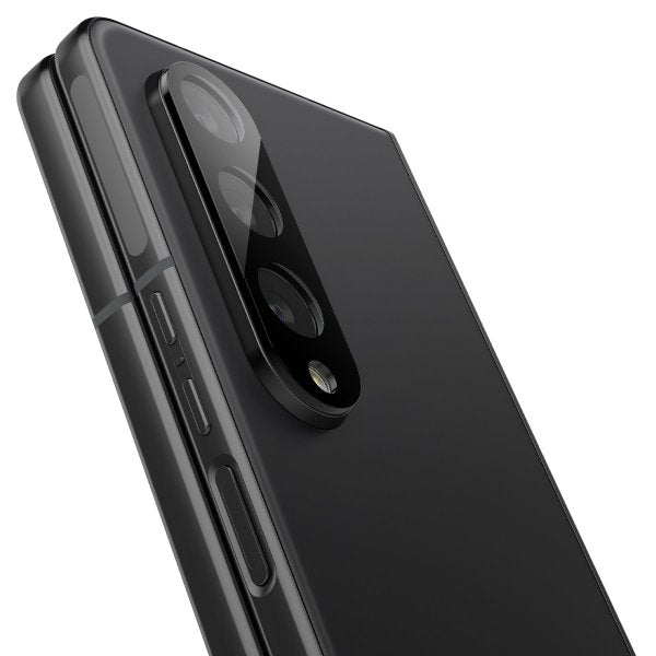 Spigen Samsung Galaxy Z Fold 4 Kamerabeskytter Glas.tR Optik 2-pakning Svart