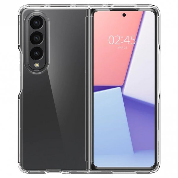 Spigen Samsung Galaxy Z Fold 4 Deksel Crystal Hybrid Crystal Clear