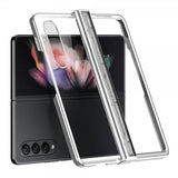 Samsung Galaxy Z Fold 4 Deksel Belagt Kant Sølv