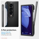 Spigen Samsung Galaxy Z Fold 4 Deksel Thin Fit P Svart