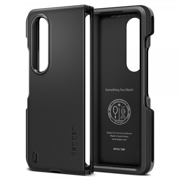 Spigen Samsung Galaxy Z Fold 4 Deksel Thin Fit P Svart