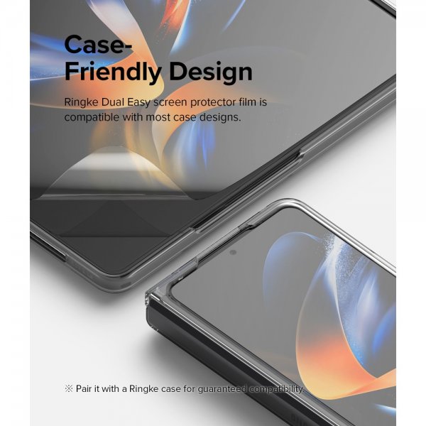 Ringke Samsung Galaxy Z Fold 4 Skjermbeskytter Dual Easy Film