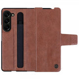 Nillkin Samsung Galaxy Z Fold 5 Etui Aoge Series Brun