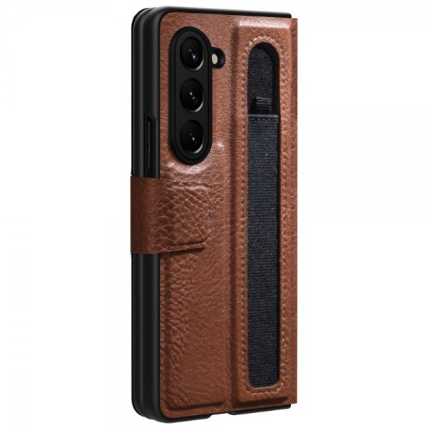 Nillkin Samsung Galaxy Z Fold 5 Etui Aoge Series Brun