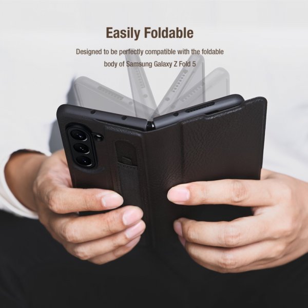 Nillkin Samsung Galaxy Z Fold 5 Etui Aoge Series Brun