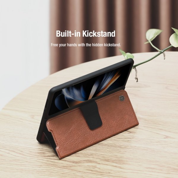 Nillkin Samsung Galaxy Z Fold 5 Etui Aoge Series Brun