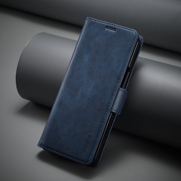 Lc.Imeeke Samsung Galaxy Z Fold 5 Etui med Kortlomme flipp Blå