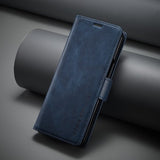 Lc.Imeeke Samsung Galaxy Z Fold 5 Etui med Kortlomme flipp Blå