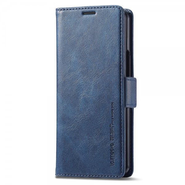 Lc.Imeeke Samsung Galaxy Z Fold 5 Etui med Kortlomme flipp Blå