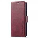 Lc.Imeeke Samsung Galaxy Z Fold 5 Etui med Kortlomme flipp Rød