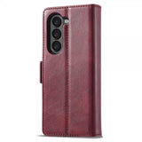 Lc.Imeeke Samsung Galaxy Z Fold 5 Etui med Kortlomme flipp Rød