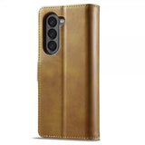Lc.Imeeke Samsung Galaxy Z Fold 5 Etui med Kortlomme Lysebrun