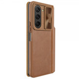 Nillkin Samsung Galaxy Z Fold 5 Etui Qin Pro Series Brun
