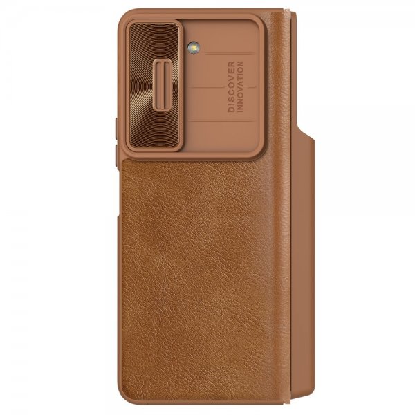 Nillkin Samsung Galaxy Z Fold 5 Etui Qin Pro Series Brun