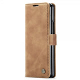 CaseMe Samsung Galaxy Z Fold 5 Etui Retro Flip Brun