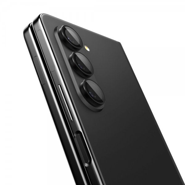 Spigen Samsung Galaxy Z Fold 5 Kamerabeskytter GLAS.tR EZ Fit Optik Pro 2-pakning Svart