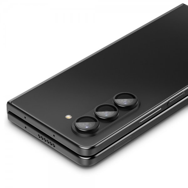 Spigen Samsung Galaxy Z Fold 5 Kamerabeskytter GLAS.tR EZ Fit Optik Pro 2-pakning Svart